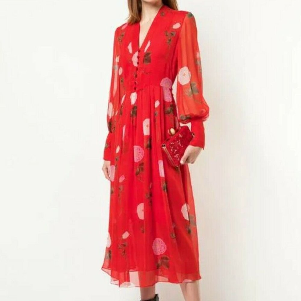 NWT Oscar de la Renta Spring 2019 Silk Dress